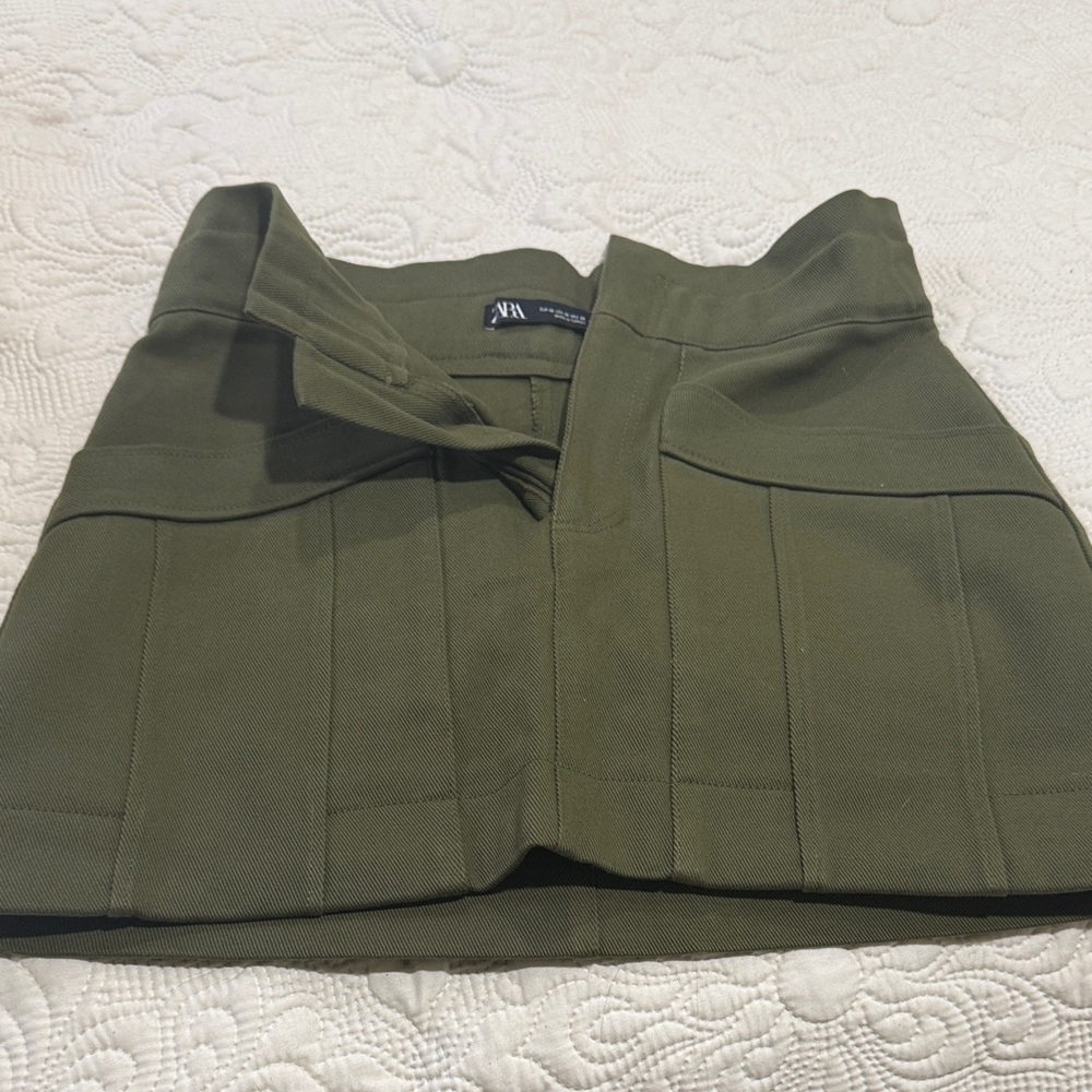 Zara Olive Green Skirt